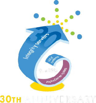 HP OpenVMS 30th Anniversary Logo