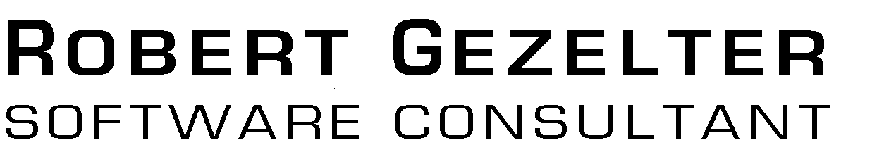 Robert Gezelter Software Consultant